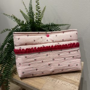 Funda Libro Floral Rosa